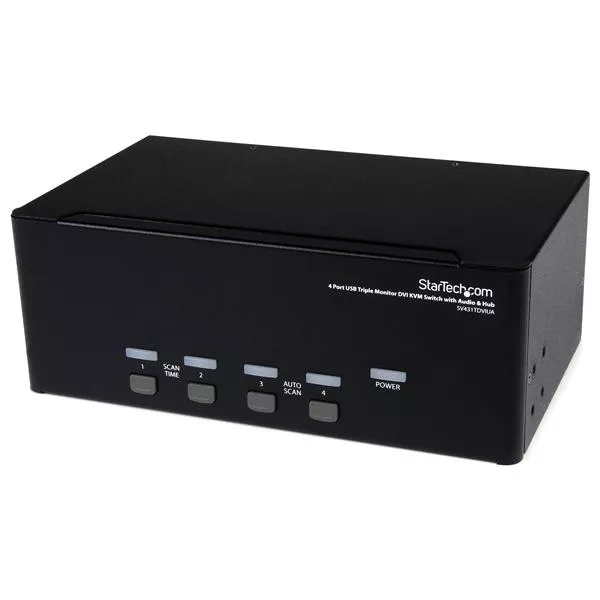 Revendeur officiel Switchs et Hubs StarTech.com Switch Commutateur KVM USB 4 ports Sortie