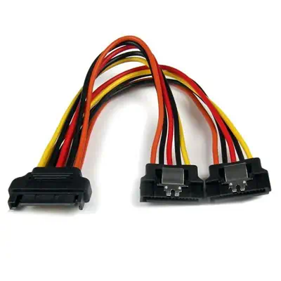 StarTech Câble répartiteur en Y d'alimentation SATA vers 2 - Câble pour Stockage - visuel 1