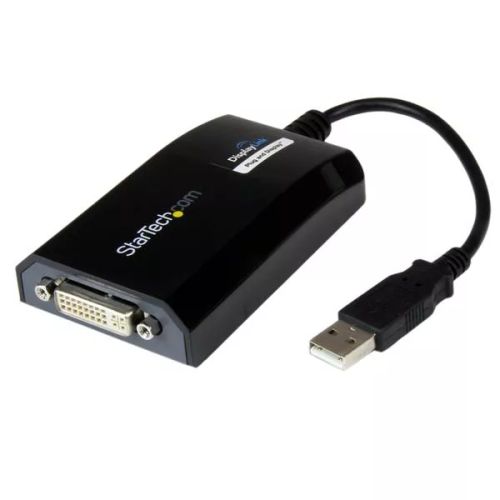 Achat Câble USB StarTech.com Adaptateur USB vers DVI - 1920x1200 - Carte Graphique et Vidéo Externe - Câble Adaptateur d'Écran Double - Compatible Mac et Windows sur hello RSE