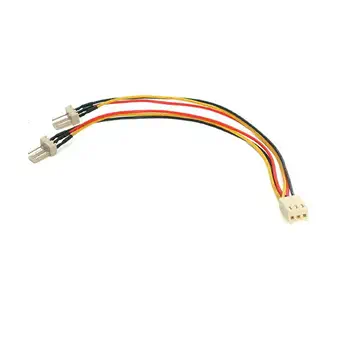 Meilleur prix Câble Y d'alimentation pour Ventilateur TX3 - Câble Répartiteur 3 broches pour PC -15cm