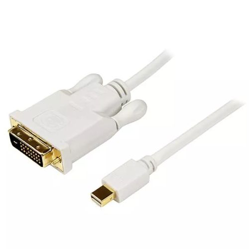 Revendeur officiel StarTech.com Adaptateur Mini DisplayPort vers DVI - Câble Mini DP / DVI-D 1080p / 1920x1200 - Blanc 91 cm