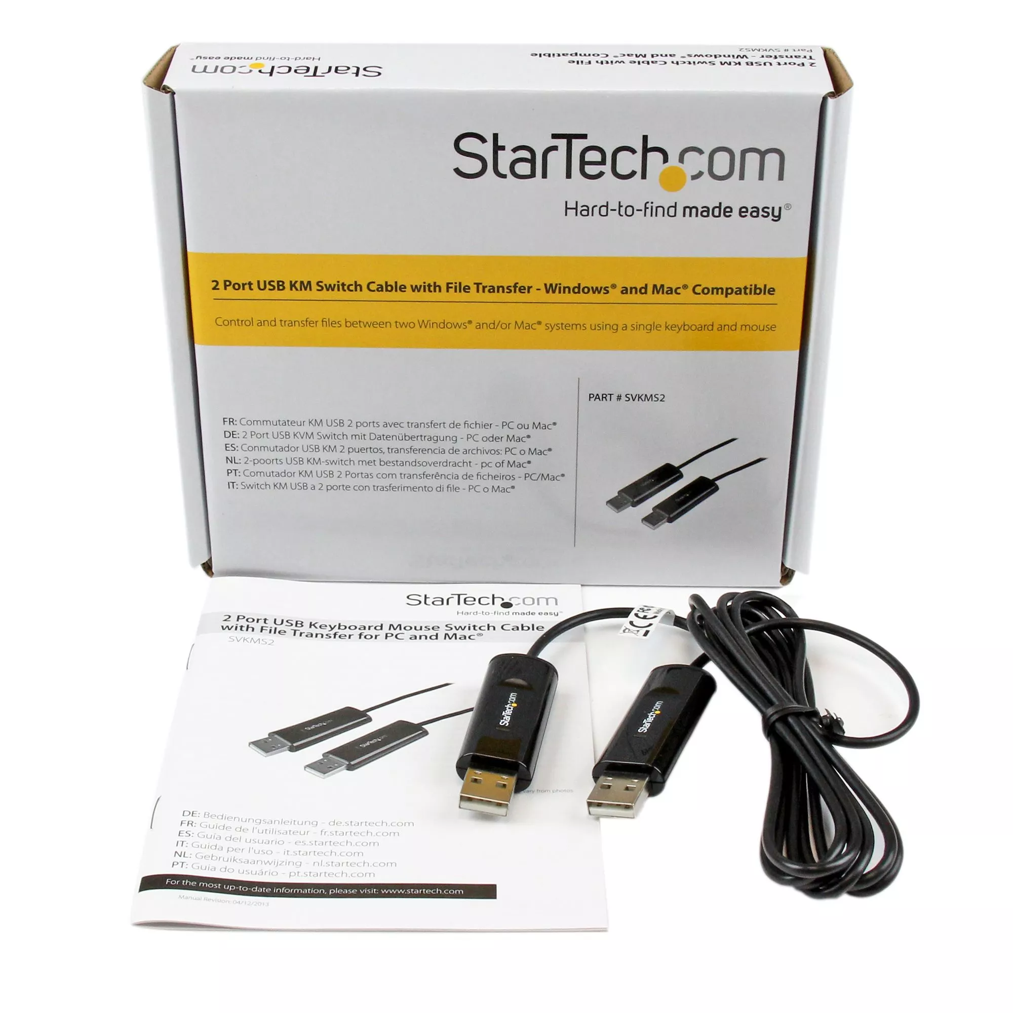 Achat StarTech.com Câble KM USB 2.0 avec transfert de sur hello RSE - visuel 3
