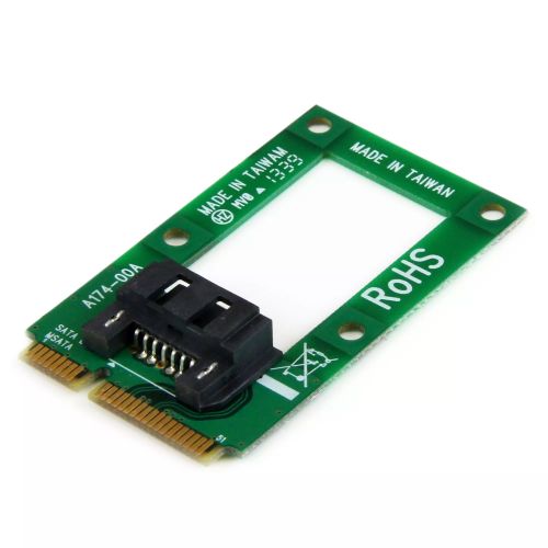 Achat Câble pour Stockage StarTech.com Adaptateur mSATA vers DD / SSD SATA 2,5" ou 3,5" - Carte Convertisseur Mini SATA à SATA sur hello RSE