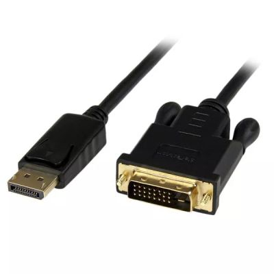 Revendeur officiel Câble pour Affichage StarTech.com Câble adaptateur DisplayPort vers DVI actif de 1,8 m - Convertisseur DP vers DVI-D - 1920x1200 - Noir
