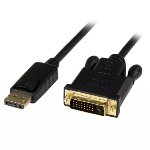 Vente Câble pour Affichage StarTech.com Câble adaptateur DisplayPort vers DVI actif de 1,8 m - Convertisseur DP vers DVI-D - 1920x1200 - Noir sur hello RSE