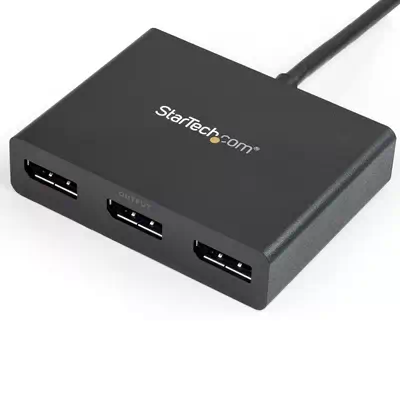 StarTech Splitter multi-écrans Mini DisplayPort vers 3x StarTech - visuel 1 - hello RSE - Hub Mini DisplayPort vers DisplayPort 1.2 Multi Stream Transport à 3 ports