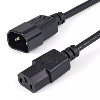 Achat StarTech.com Câble / Cordon d'extension d'alimentation standard C13 vers C14 de 1m - Mâle / Femelle au meilleur prix