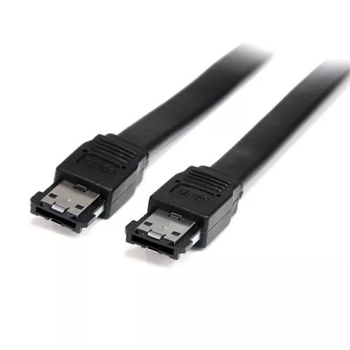 Vente StarTech.com Câble eSATA blindé de 2m pour disque dur externe SATA - Cordon eSATA vers eSATA - M/M au meilleur prix