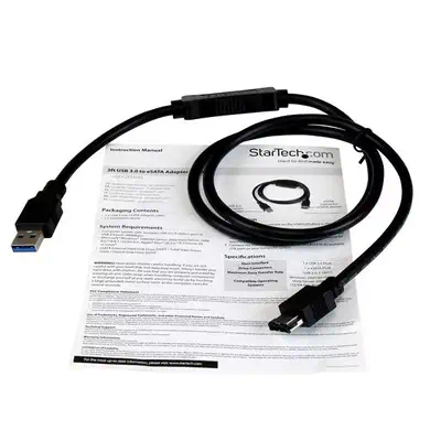 Achat StarTech.com Câble adaptateur USB 3.0 vers eSATA de sur hello RSE - visuel 7