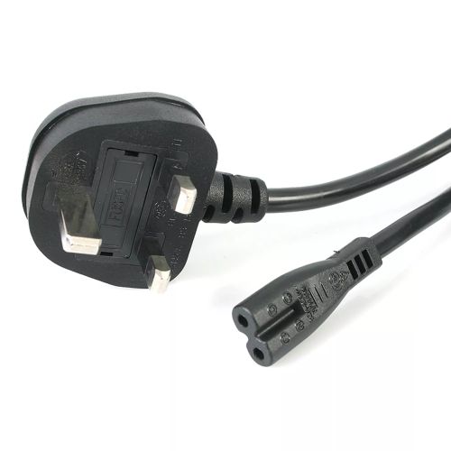 Achat Câbles d'alimentation StarTech.com Cordon d'alimentation bipolaire pour UK BS1363 vers C7 de 1m pour ordinateur portable - M/F - Noir