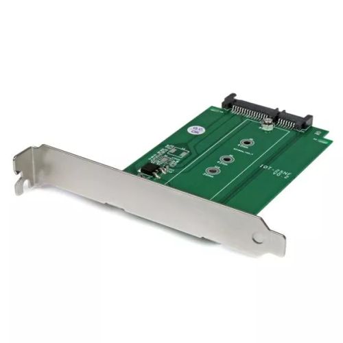Vente Carte Réseau StarTech.com Adaptateur SSD M.2 NGFF vers SATA - Convertisseur de lecteur à état solide à montage dans slot d'extension