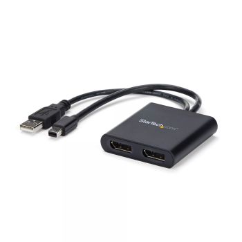 Vente StarTech.com Splitter multi-écrans Mini DisplayPort vers 2x DisplayPort - Hub MST à 2 ports au meilleur prix