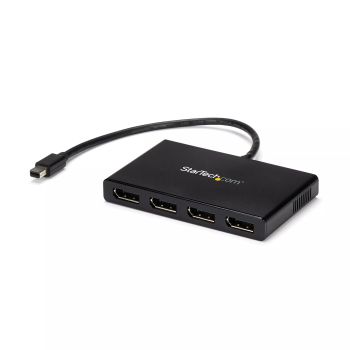 Revendeur officiel Câble pour Affichage StarTech.com Splitter multi-écrans Mini DisplayPort vers 4x DisplayPort - Hub MST à 4 ports