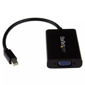 Revendeur officiel Câble pour Affichage StarTech.com Adaptateur vidéo Mini DisplayPort vers VGA avec audio - M/F - 1920x1200 / 1080p - Noir
