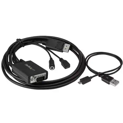 StarTech Câble adaptateur DisplayPort vers VGA de 2 m avec - Câble pour Affichage - visuel 5