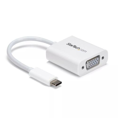 Achat StarTech.com Adaptateur vidéo USB-C vers VGA - M/F - 1920x1200 / 1080p - Blanc - 0065030862769