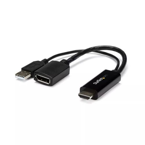 Vente Câble HDMI StarTech.com Adaptateur HDMI vers DisplayPort 4K alimenté