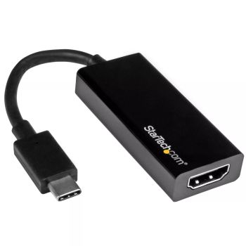 Achat StarTech.com Adaptateur vidéo USB-C vers HDMI - M/F - Ultra HD 4K - Noir au meilleur prix