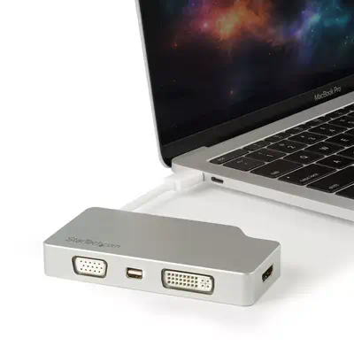 StarTech Adaptateur Multiport USB-C avec HDMI/VGA/Mini - Câble HDMI - visuel 6