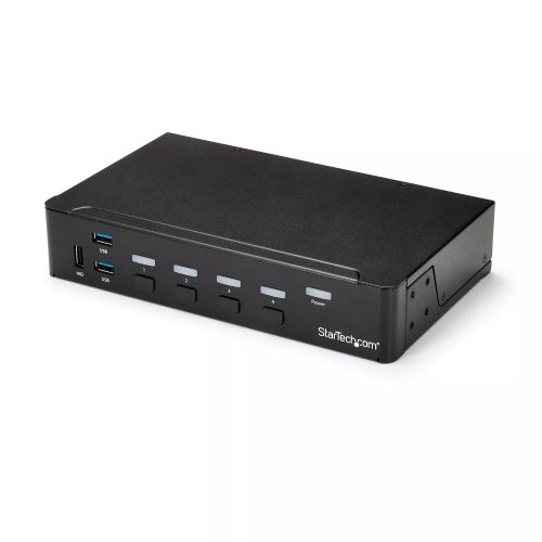 Revendeur officiel StarTech.com Switch KVM USB HDMI à 4 ports avec hub USB 3.0 intégré - 1080p