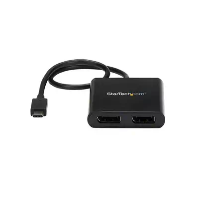 StarTech Adaptateur USB-C vers Double DisplayPort 1.2, Hub - Câble pour Affichage - visuel 5