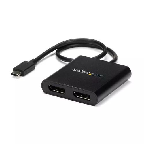 Revendeur officiel Câble pour Affichage StarTech.com Adaptateur USB-C vers Double DisplayPort 1.2