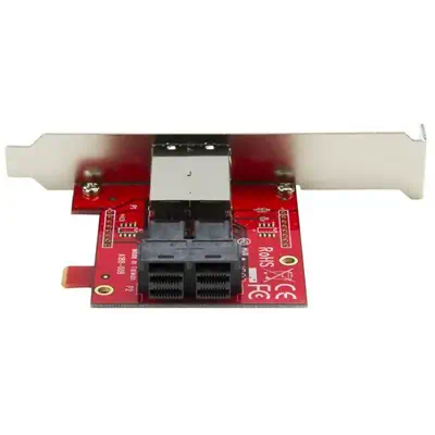 StarTech Adaptateur Mini SAS 2x SFF-8643 interne vers 2x - Câble pour Stockage - visuel 3