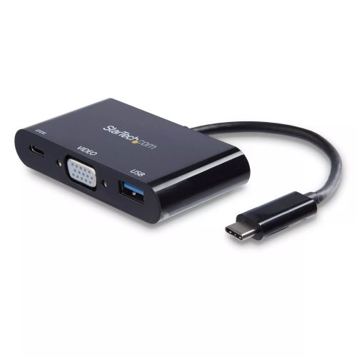 Achat StarTech.com Adaptateur multifonction USB-C vers VGA avec - 0065030866293