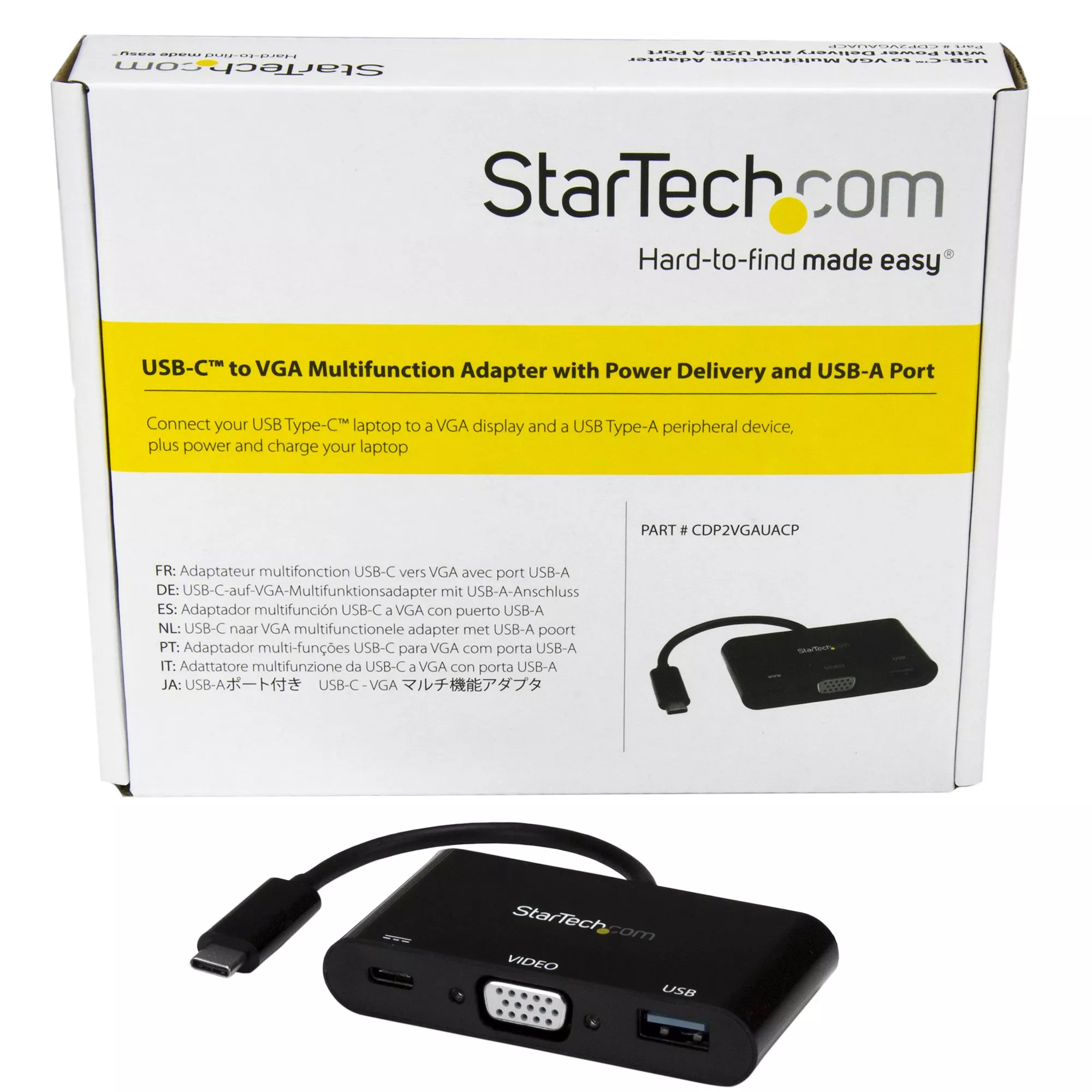 Vente StarTech.com Adaptateur multifonction USB-C vers VGA avec StarTech.com au meilleur prix - visuel 6