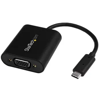 Achat Câble pour Affichage StarTech.com Adaptateur USB-C vers VGA avec switch pour mode Présentateur - 1920x1200 sur hello RSE