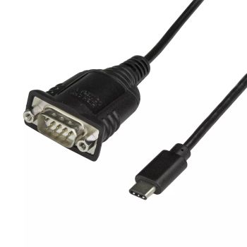 Achat Câble USB StarTech.com Câble Adaptateur USB-C vers Série de 40 cm - Convertisseur USB Type C vers RS232 (DB9) - Câble Série USB-C pour PLCs/APIs, Scanners, Imprimantes - M/M - Windows/Mac/Linux