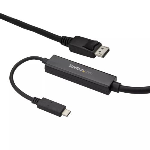 Vente StarTech.com Câble adaptateur USB-C vers DisplayPort 4K 60 Hz de 3 m - Noir au meilleur prix