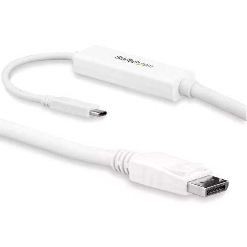 Achat StarTech.com Câble adaptateur USB-C vers DisplayPort 4K 60 Hz de 3 m - Blanc et autres produits de la marque StarTech.com