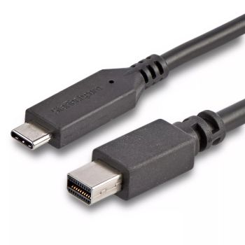 Vente Câble pour Affichage StarTech.com Câble adaptateur USB-C vers Mini DisplayPort 4K 60 Hz de 1,8 m en noir sur hello RSE