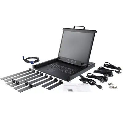 Console KVM 1U à un port pour rack de serveur - 19 pouces - StarTech - Switchs et Hubs - visuel 3