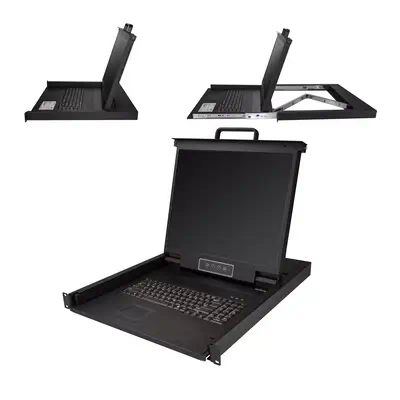 Console KVM 1U à un port pour rack de serveur - 19 pouces - StarTech - Switchs et Hubs - visuel 2