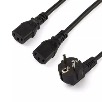 Achat StarTech.com Câble d'alimentation PC - Cordon secteur en Y Schuko vers C13 de 2 m au meilleur prix