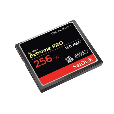 SanDisk Extreme PRO, 256GB 256 Go CompactFlash - Sandisk - Carte Mémoire - visuel 1
