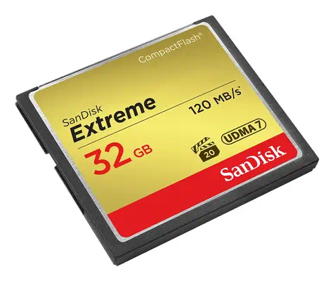 SanDisk 32GB Extreme 32 Go CompactFlash - Sandisk - Carte Mémoire - visuel 2