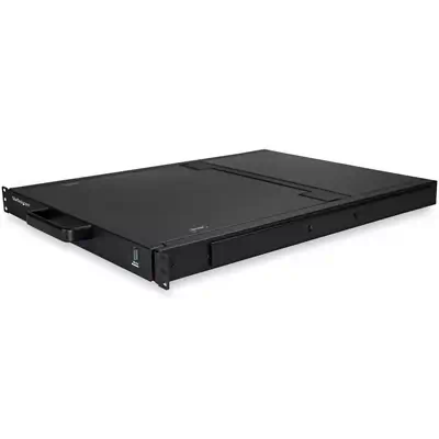 StarTech.com RKCONS1716K support d'ordinateurs 43,2 cm (17") 1280 x 1024 pixels Acier Noir 1U - Switchs et Hubs - visuel 5