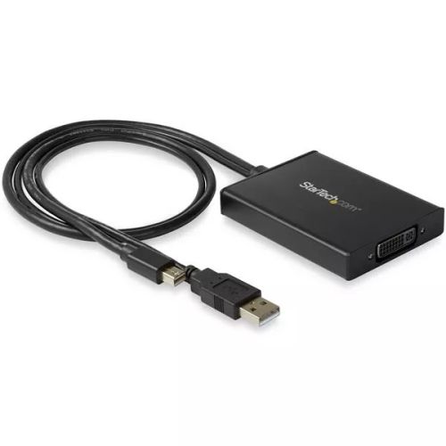 Vente Câble USB StarTech.com Adaptateur Mini DisplayPort vers DVI Dual Link - Adaptateur Convertisseur Vidéo d'Écran Actif Mini DisplayPort vers DVI-D - Alimentation USB - Dual Link - Noir