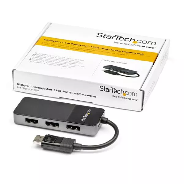 Vente StarTech.com Répartiteur DisplayPort 1.4 à 3 ports StarTech.com au meilleur prix - visuel 6
