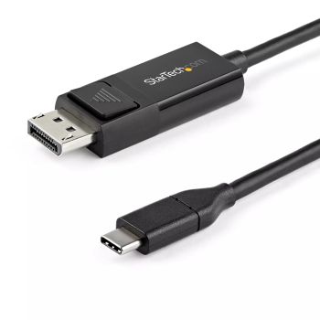 Vente Câble pour Affichage StarTech.com Câble USB Type-C vers DisplayPort 1.2 (bidirectionnel) - 2m - Adaptateur USB-C à DP