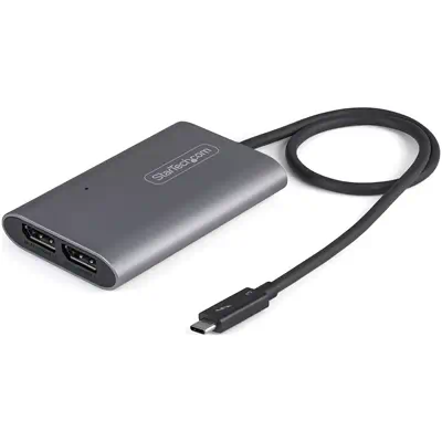 StarTech Adaptateur Thunderbolt 3 vers Dual DisplayPort DP - Câble pour Affichage - visuel 1