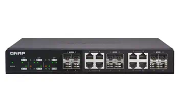 QNAP QSW-1208-8C commutateur réseau Non-géré Noir meilleur prix