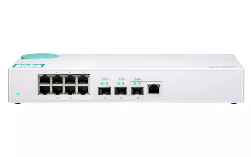 Vente Switchs et Hubs QNAP QSW-308-1C Eight 1GbE NBASE-T ports Three 10GbE sur hello RSE