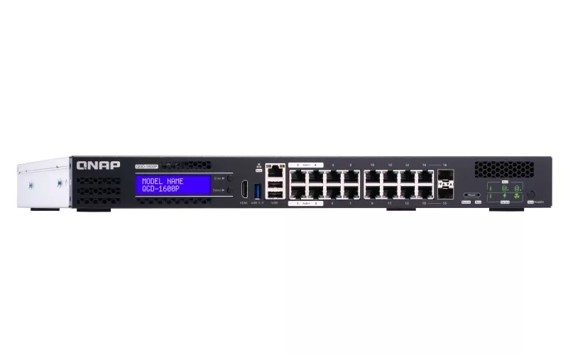 Vente QNAP QGD-1600P-8G QGD-1600P 16x 1GbE PoE ports with QNAP au meilleur prix - visuel 2