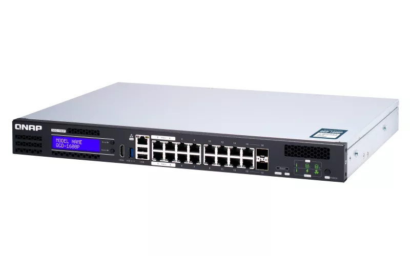 Achat QNAP QGD-1600P-4G QGD-1600P 16x 1GbE PoE Ports with sur hello RSE - visuel 7