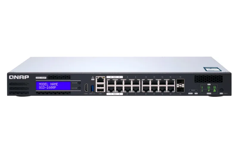Vente QNAP QGD-1600P-4G QGD-1600P 16x 1GbE PoE Ports with QNAP au meilleur prix - visuel 10