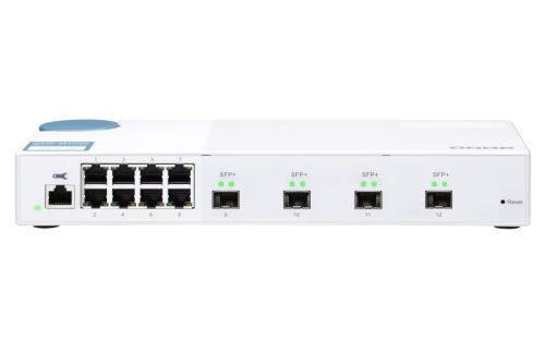 Achat Switchs et Hubs QNAP QSW-M408S 8 port 1Gbps 4 port 10GbE SFP+ Web sur hello RSE